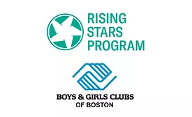 Rising Stars and Boys & Girls of Boston logos