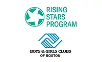 Rising Stars and Boys & Girls of Boston logos