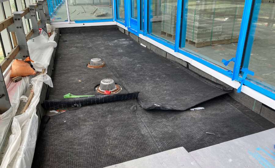 Drainage System on a roof