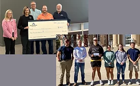 Central Carolina Technical College's Foundation receives a check