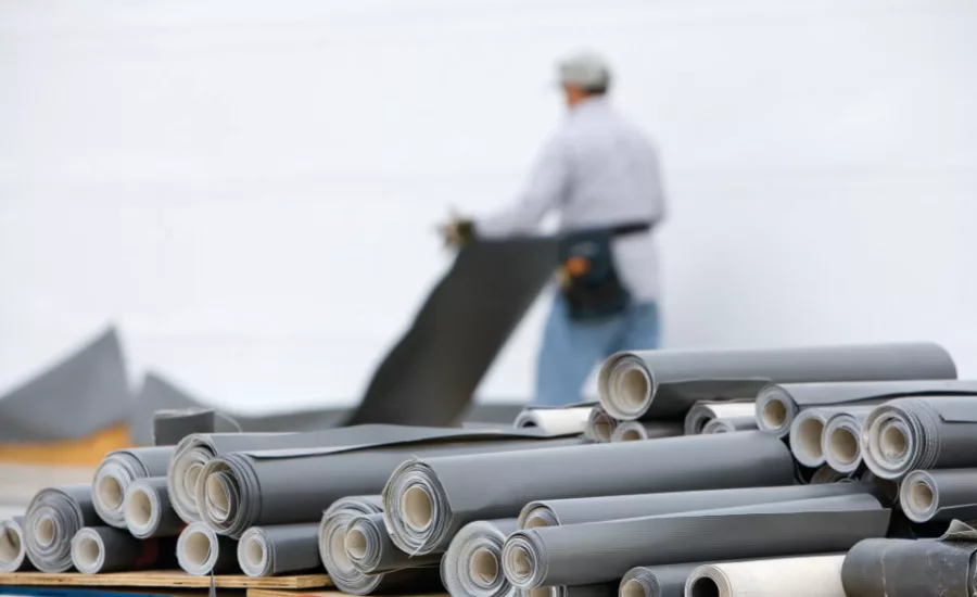 Recyced roofing membrane