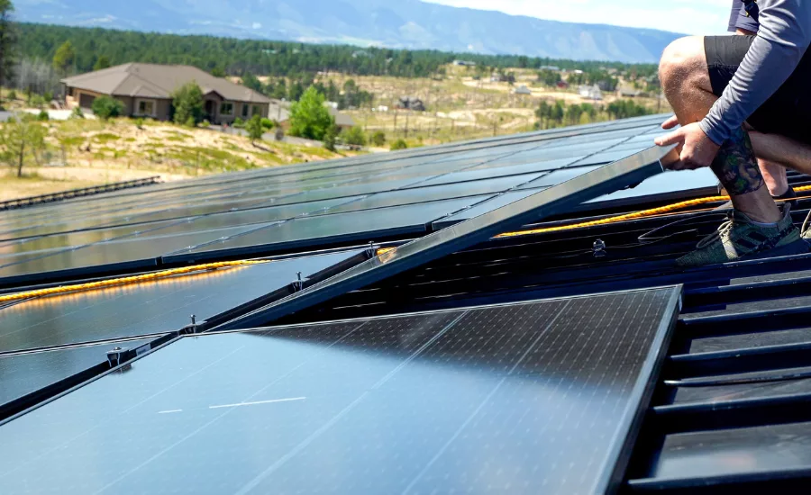 installing solar on metal roof