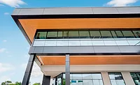 exterior metal solutions on a commercial building