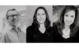 Robert Y. Sauvageau, Bhavini Hardev, and Lisa A. Haude headshots
