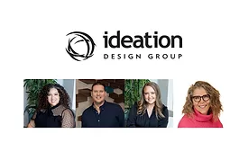 Ideation Design Group logo with employee headshots underneath