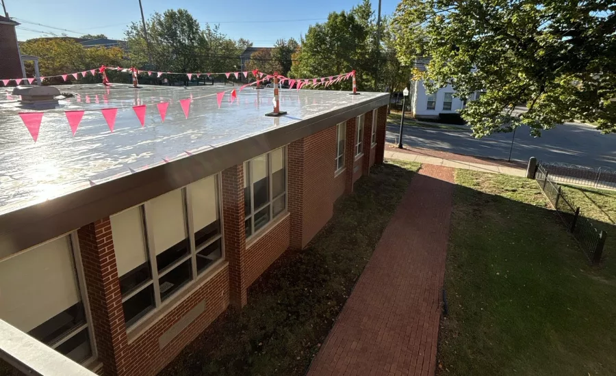 roof repairs at the Junior Achievement of Central Ohio