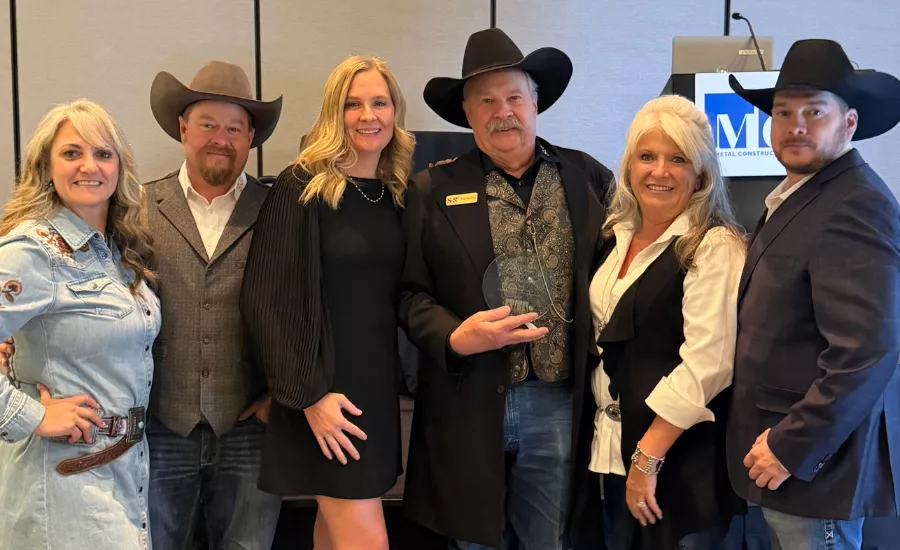 The Haddack Family at award Celebration