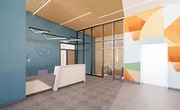 Allentown School District's Family & Community Resource Center interior design