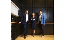 Left to Right: CEO David Huchteman, Chief Operating Officer Jackie Angel, Chief Design Officer Marin Gerler