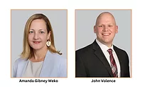 Precis Engineering Amanda Gibney Weko headshot next to John Volence headshot