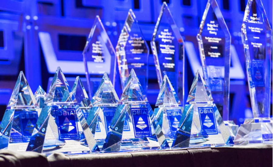 Design-Build Institute of America awards with purple background