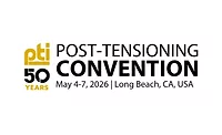 The Post-Tensioning Institute convention logo for 2026