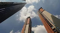 towering-skyscrapers-against-a-cloudy-sky
