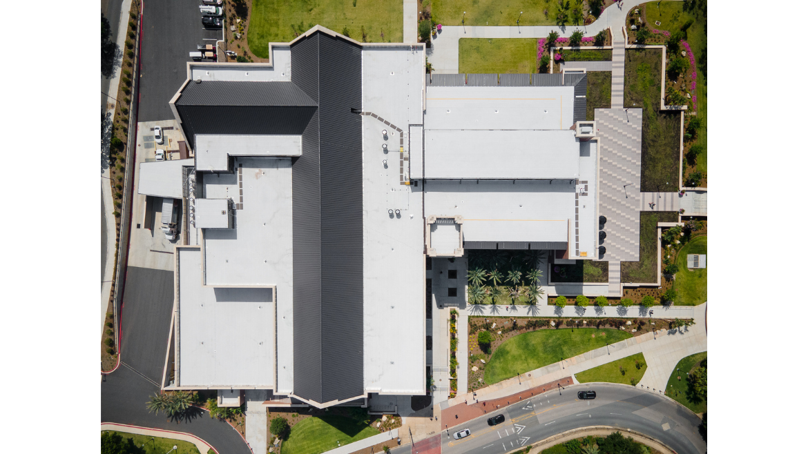 Florida State University Student Union ariel of the roof