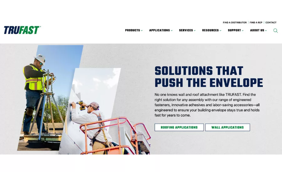TRUFAST homepage website