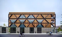 Kebony wood cladding on the exterior of a building
