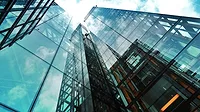 High-rise building.jpg high rise buildings looking from the ground up