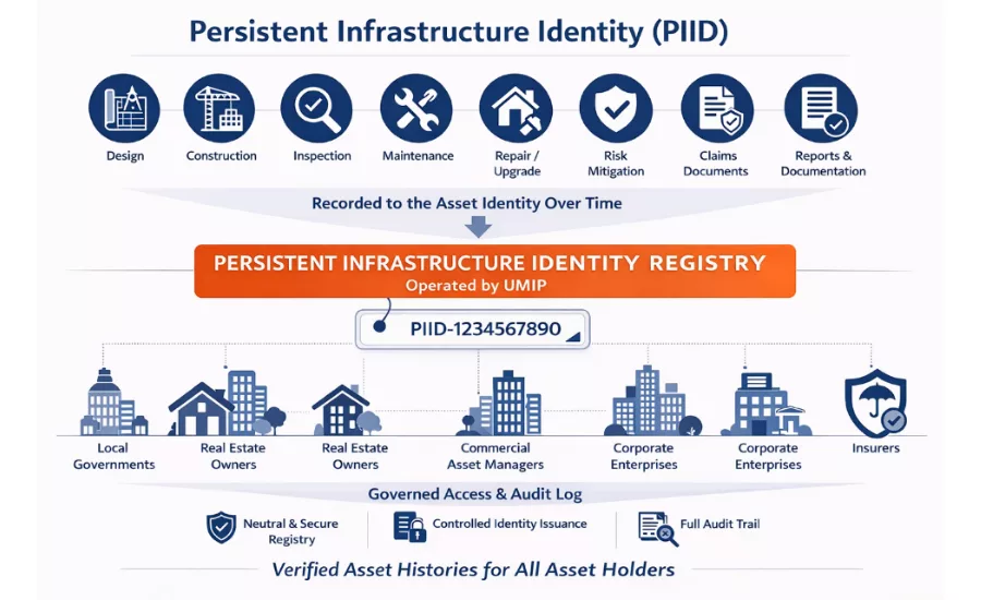 Persistent Infrastructure identity graph shows verified asset histories for all asset holders for audit and registry