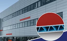 AdaptaClad™ RS System on a building and up close