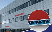 AdaptaClad™ RS System on a building and up close