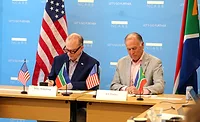 New Reciprocity Agreement Signed by United States and South Africa infront of NCARB background