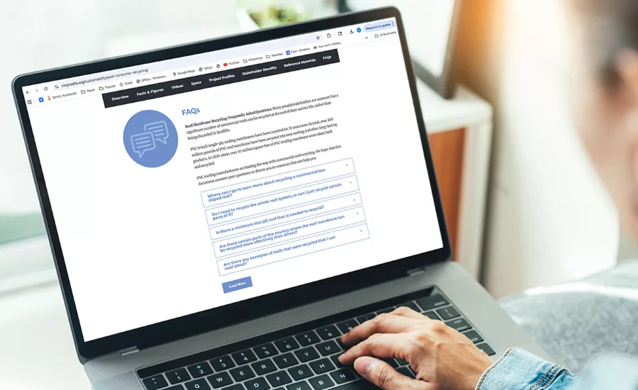 CFFA-VRD Adds New Online Roof Recycling FAQs PR Image