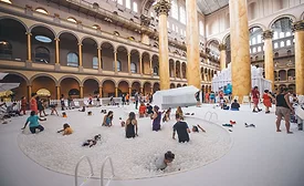 2018 Fun House installation at the National Building Museum created by Snarkitecture