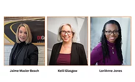 headshots of 3 women from DIGroup Architecture