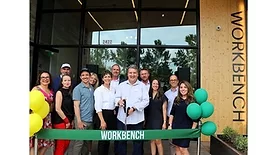 A team shot of the players with the Workbench program in Austin, Texas
