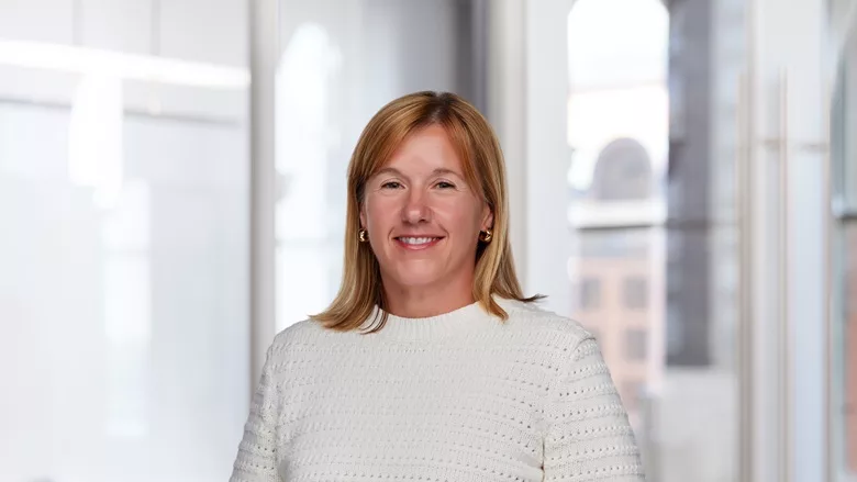 A portrait of Lawrence Group's Elizabeth Baumgartner