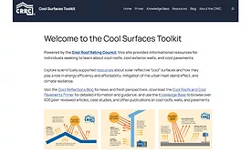 Cool Surfaces Toolkit microsite screenshot