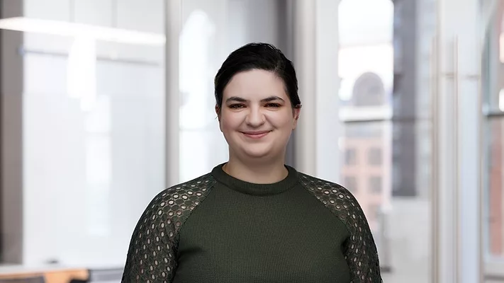 A portrait of Lawrence Group's Katelyn Adams