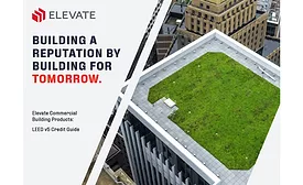 Elevate Introduces LEED v5 Credit Guide brochure cover