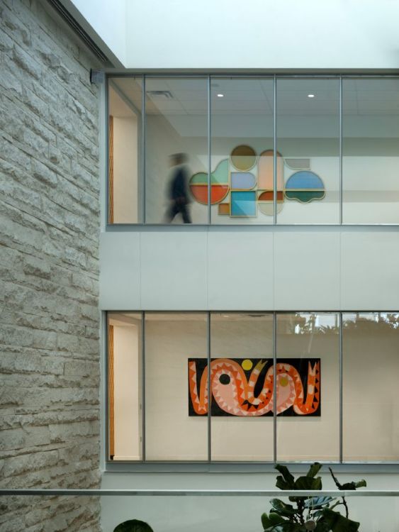 U.S. Consulate General Mérida, Mexico interior shows artwork 