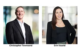 Christopher Townsend and Erin Vasold headshots