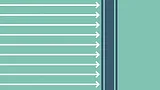 graphic shows white arrows pointing to the right on a light green background