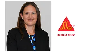 Laurie Hill headshot and Sika logo