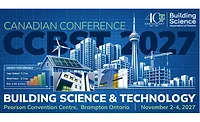 CCBST.png The Canadian Conference on Building Science and Technology 2027 promo shows information and location