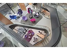 Stair at Lafayette College Rockwell Integrated Sciences Center by Payette