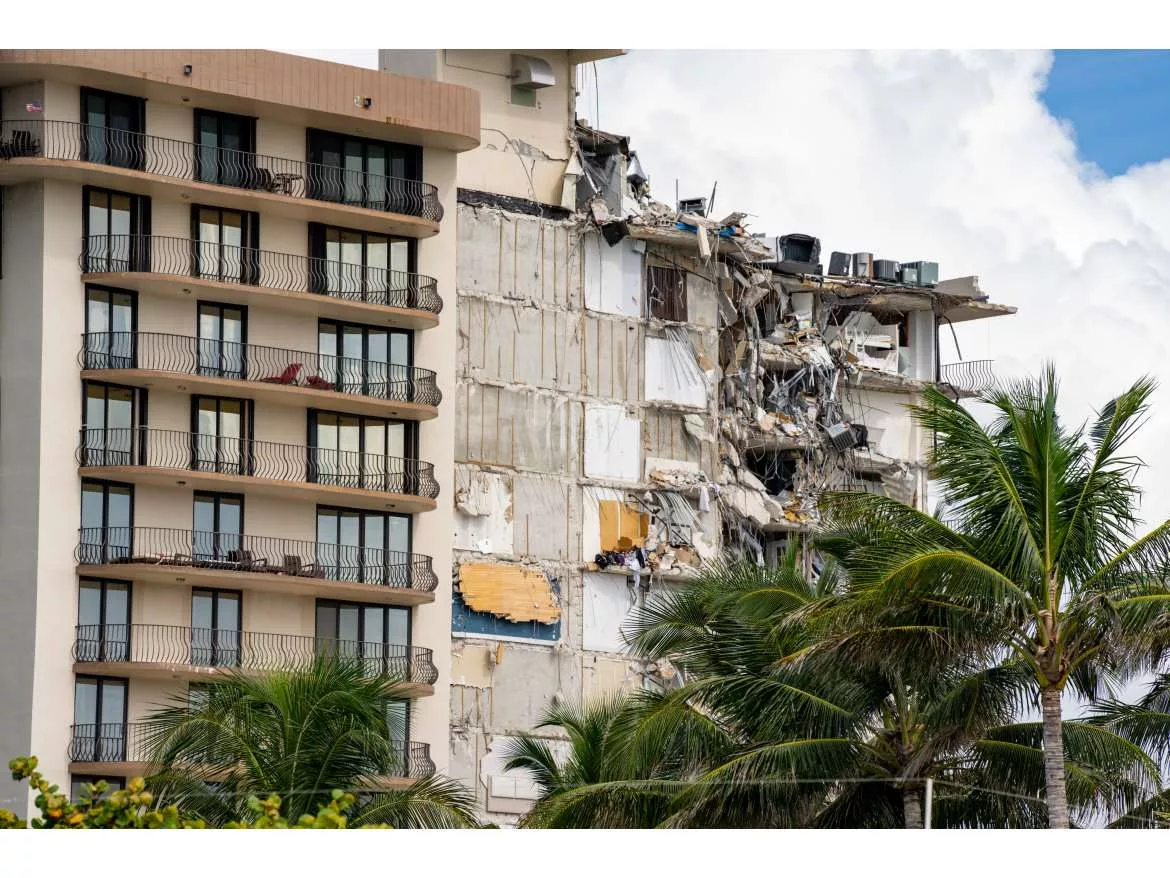 Champlain Towers South in Surfside, Florida