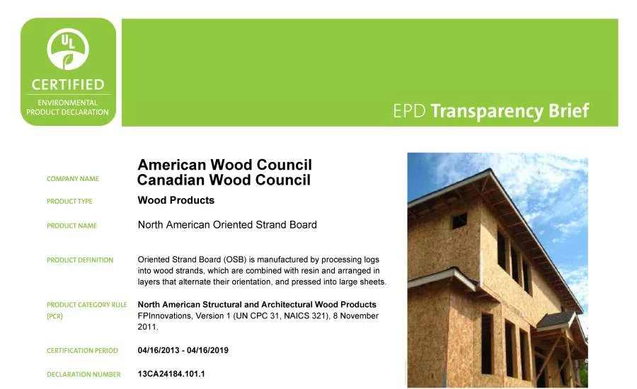 EPD Transparency Brief