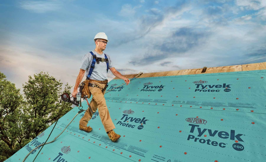 4 x 50-2 Square Tyvek Protec 200 Roof Underlayment Roll