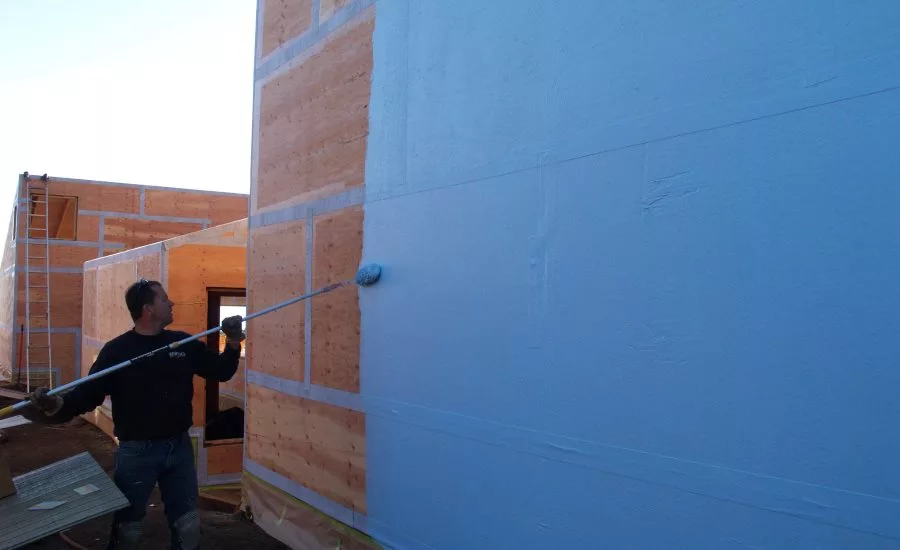 Wall Guardian FW-100A fibered-acrylic air barrier