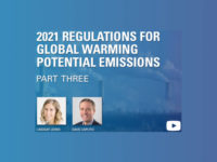 2021 Regulations for Global Warming Potential Emissions Part Three