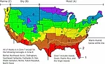 Climate zone map (2012 IECC)