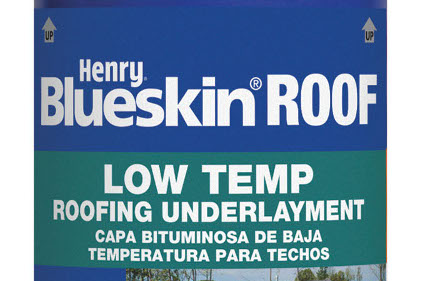 Low Temperature Roofing Underlayment feature