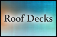Roof Decks