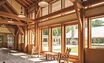 Interior of the award-winning Lenfest Center at ChesLen Preserve.
