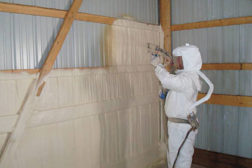 Installing Spray Foam