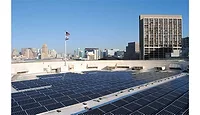 Solar Panels on a rooftop.
